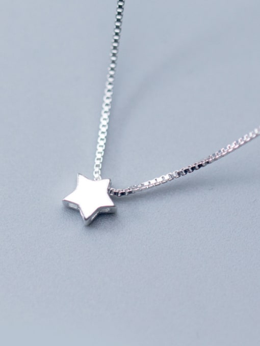 Rosh Women All-match Star Shaped S925 Silver Necklace 0