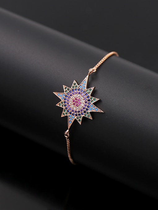 Rose Sparking Turquoise Bracelet