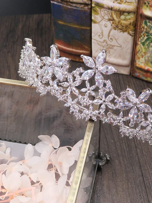 Cong Love Luxury Women Crown-shape Wedding Hair Accessories 1