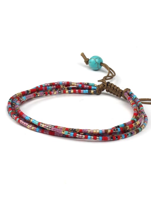 handmade Retro Style Multi-layer Woven Bracelet 1