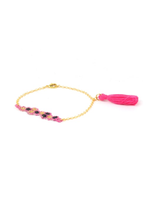 HB546-L Western Style Handmade Alloy Tassel Bracelet