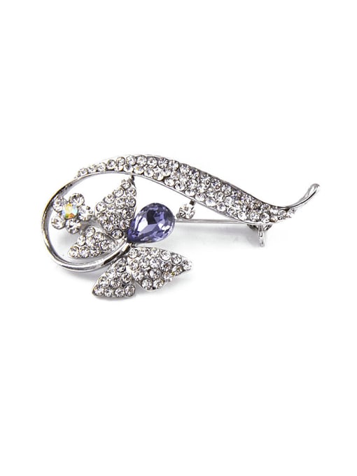 Inboe 2018 Butterfly-shaped crystals Brooch 3