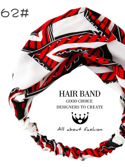 62#B8202C Sweet Hair Band Multi-color Options Headbands