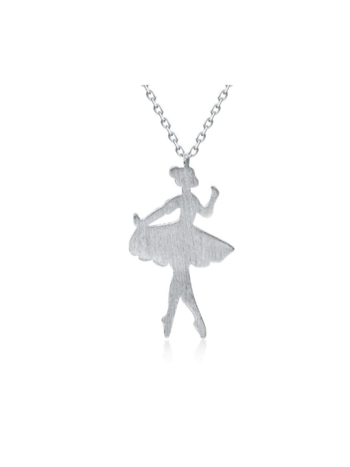 kwan Creative dDrawing Lovable Ballet Doll Necklace 0
