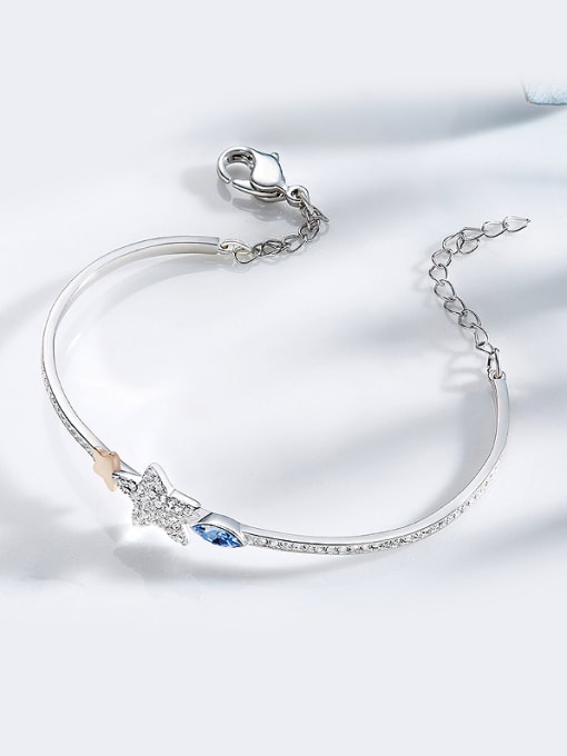 CEIDAI 2018 2018 S925 Silver Crystal Bracelet 2