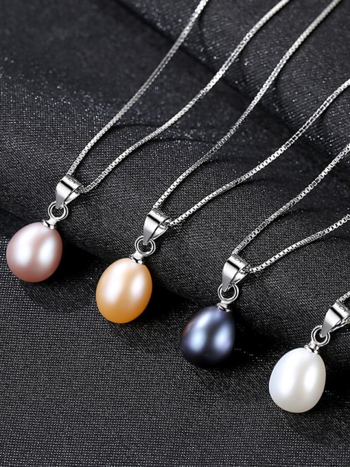 CCUI Sterling Silver seeds with fresh pearl necklace 3