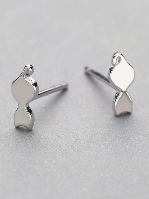 One Silver Women Simply Style Geometric earring 2