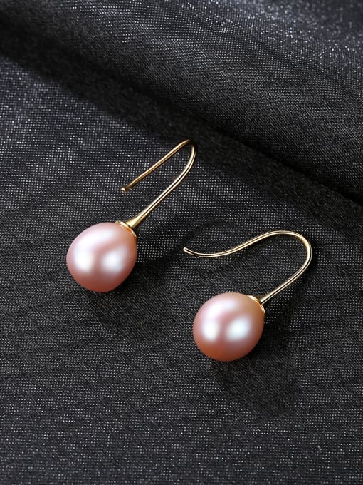 CCUI Sterling silver natural freshwater pearl minimalist earrings 3