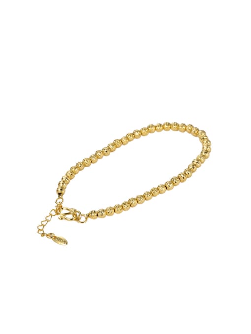 XP Copper Alloy 18K Gold Plated Fashion Beads Bracelet 1
