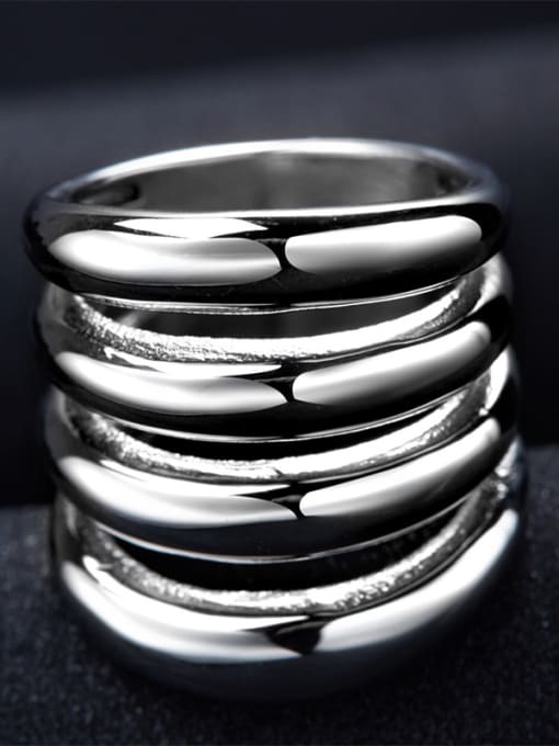 Ronaldo Personality Multi Layer Stainless Steel Ring 1