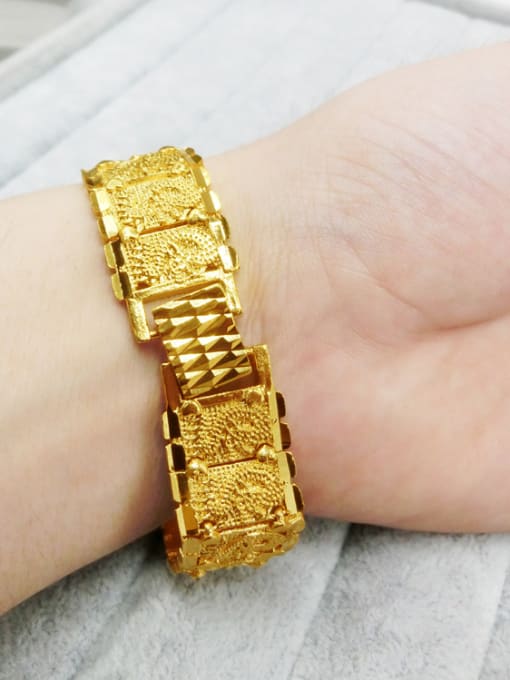 Neayou Luxury Gold Plated Geometric Bracelet 2