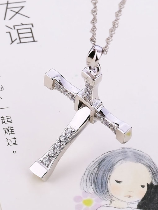 One Silver All-match Cross Pendant 2