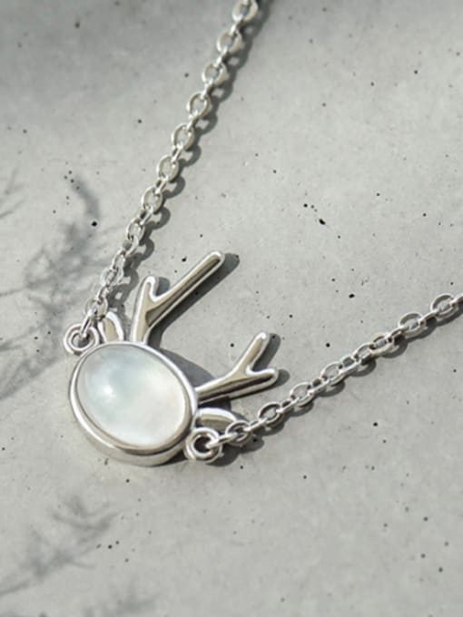 Peng Yuan Simple Oval Stone Silver Bracelet