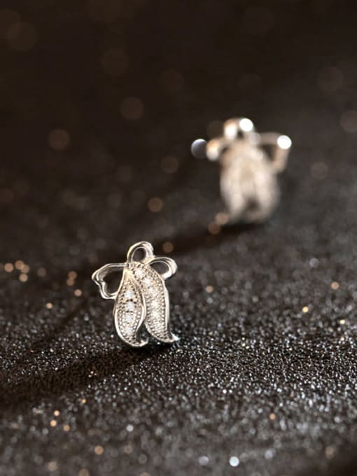 kwan Small Jellyfish Accessories Silver Stud Earrings 1