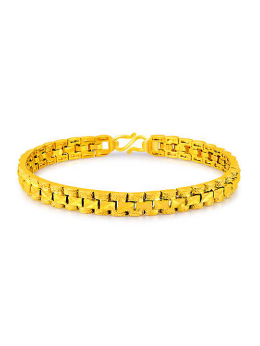 Yi Heng Da Luxury 24K Gold Plated Watch Band Design Bracelet 0