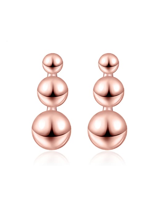 Ronaldo Creative Round Shaped Gourd Shaped Earrings