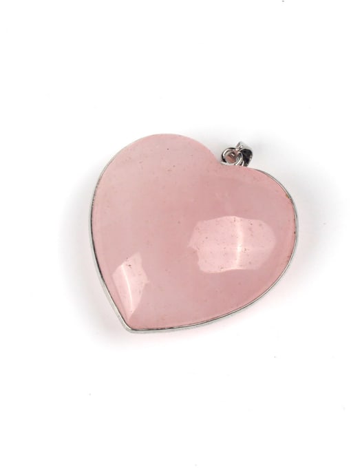 handmade Pink Heart-shape Pendant New Design Necklace 1