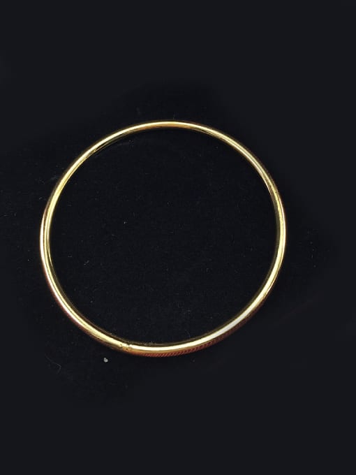 golden Women Exquisite Round Shaped Bangle