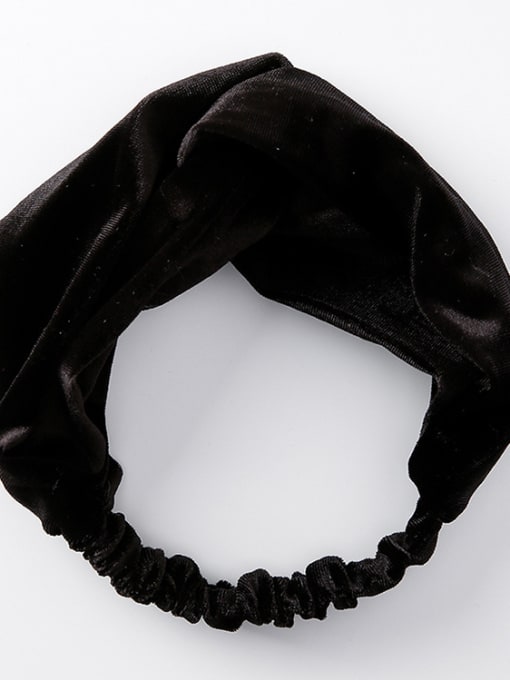 Z8410 C Black Headbands Velvet Hairband