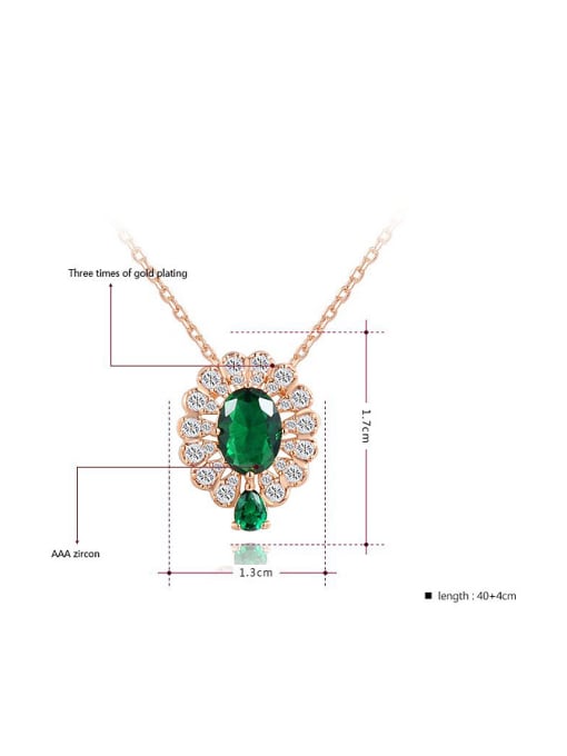 Ronaldo High-quality Peacock Shaped AAA Zircon Two Pieces Jewelry Set 1