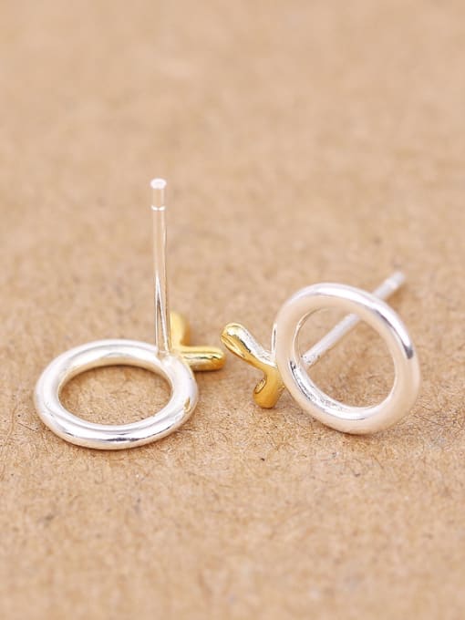 Peng Yuan Simple Tiny Round stud Earring 2