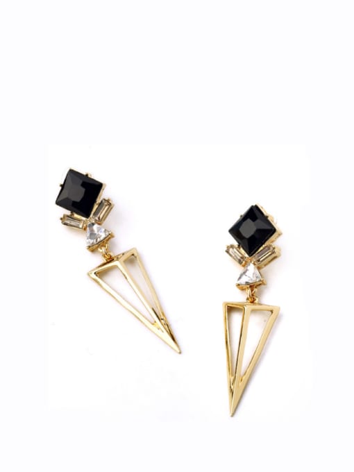 KM Noble Luxury Triangle Drop drop Earring 1