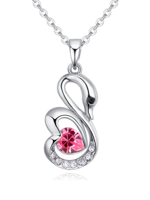 pink Austria was using austrian elements crystal necklace fashion romantic angel