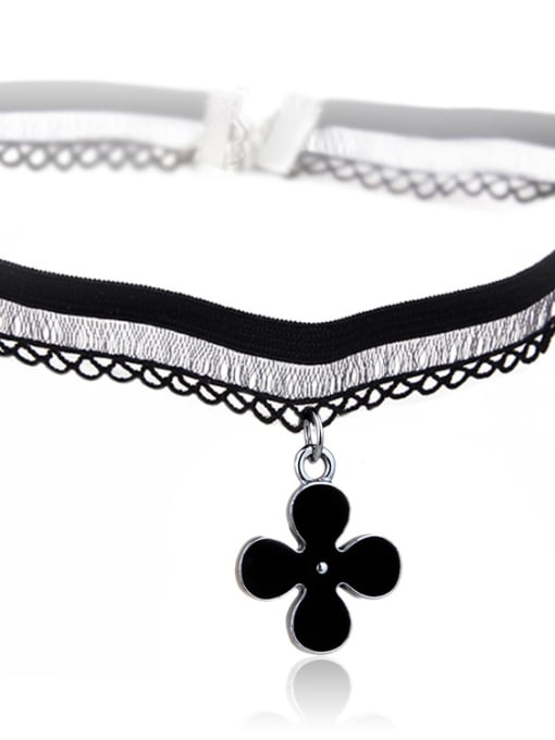 X260 Tetrafolium Stainless Steel With Fashion Animal/flower/ball Lace choker Necklaces