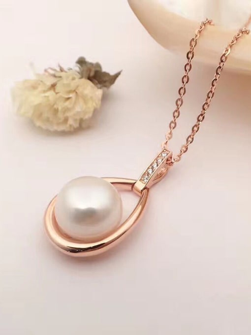 EVITA PERONI 2018 2018 2018 Fashion Freshwater Pearl Water Drop shaped Necklace 1