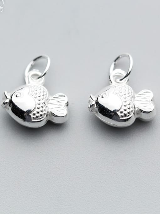 FAN 925 Sterling Silver With Silver Plated Delicate Animal Charms 0