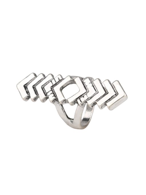 Gujin Personalized Punk style Alloy Ring 3