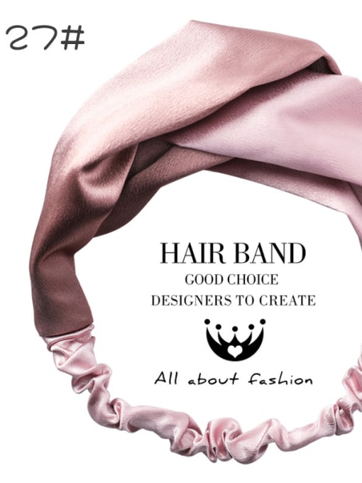 27#B6105 Sweet Hair Band Multi-color Options Headbands