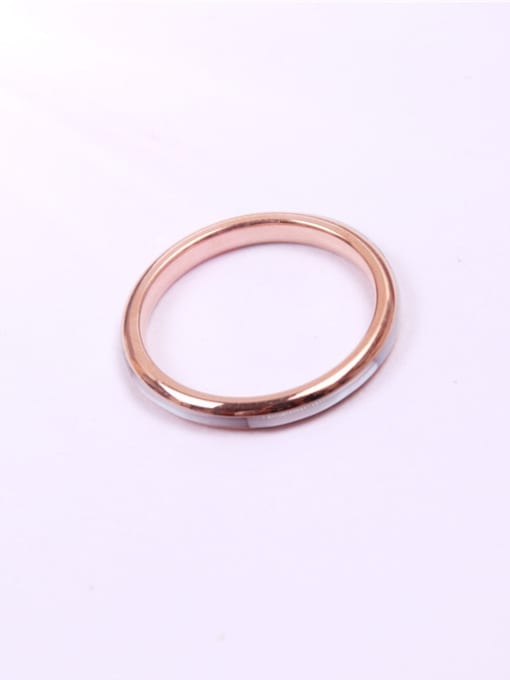 GROSE Simple Single Lines Shell Ring 0