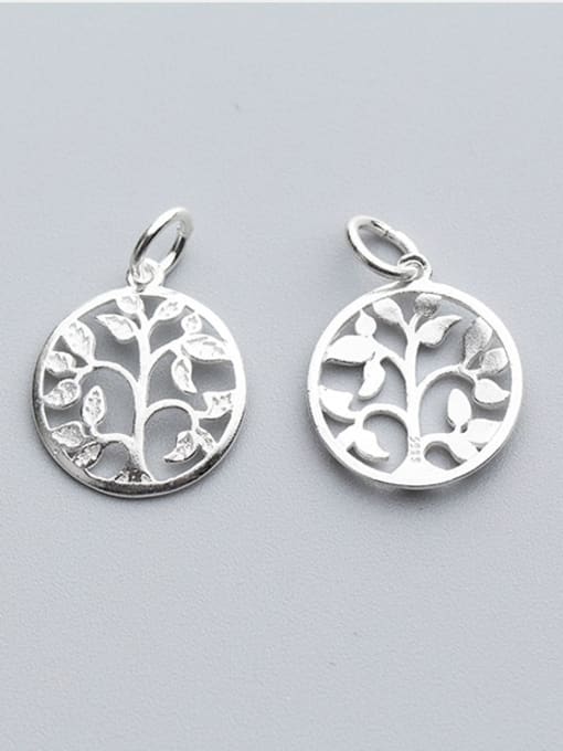 FAN 925 Sterling Silver With Silver Plated Trendy Dream tree Charms 1