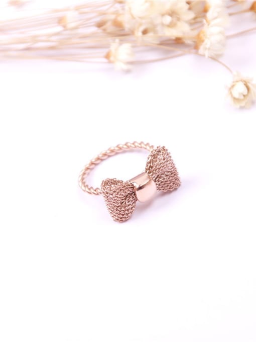 GROSE Lovely Bow Shaped Fashion Ring 0