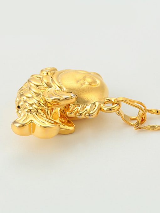 XP Ethnic style Fish Gold Plated Pendant 1
