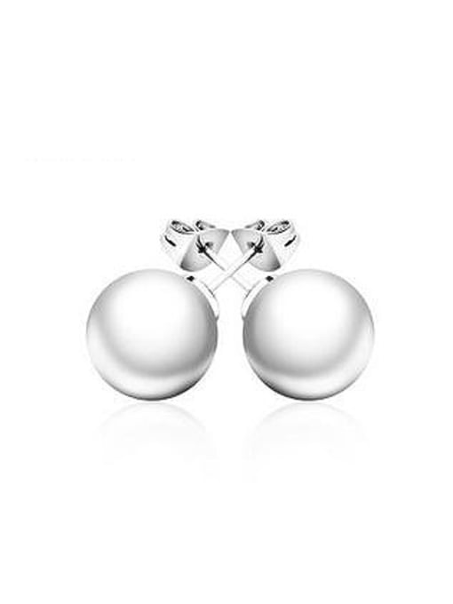 OUXI Simple Artificial Pearl Stud Earrings 0