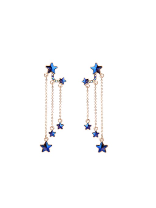 KM Bright Star Tassel drop earring