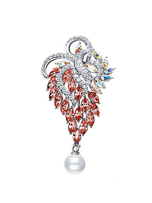 CEIDAI 2018 austrian Crystal Pearl Brooch 0