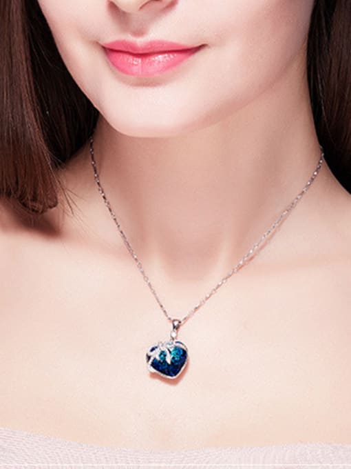 CEIDAI 2018 austrian Crystals Heart-shaped Necklace 1