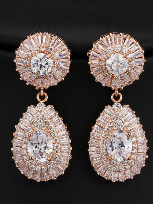 L.WIN Water Drop High Quality Cluster earring 1