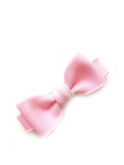 Pink Bow Cotton Adjustable Head Band