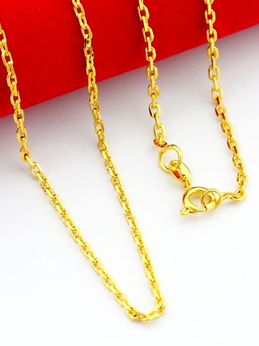 Yi Heng Da Women Simply Style 24K Gold Plated Geometric Shaped Necklace 1