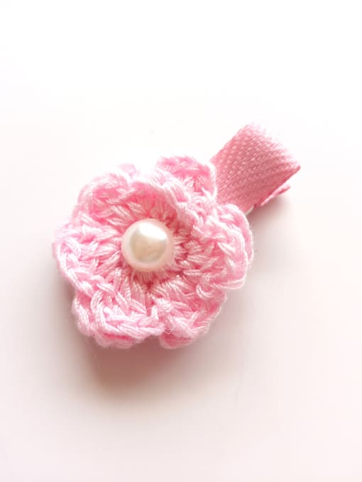 Pink Flowers Color Flower Hair clip
