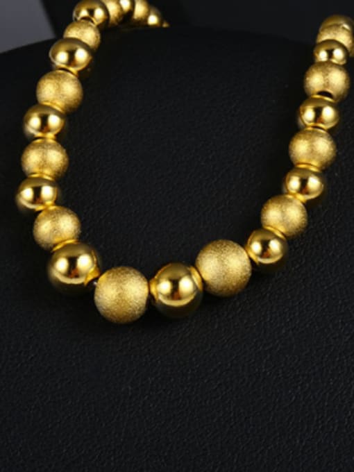 XP Simple Beads Gold Plated Bracelet 1