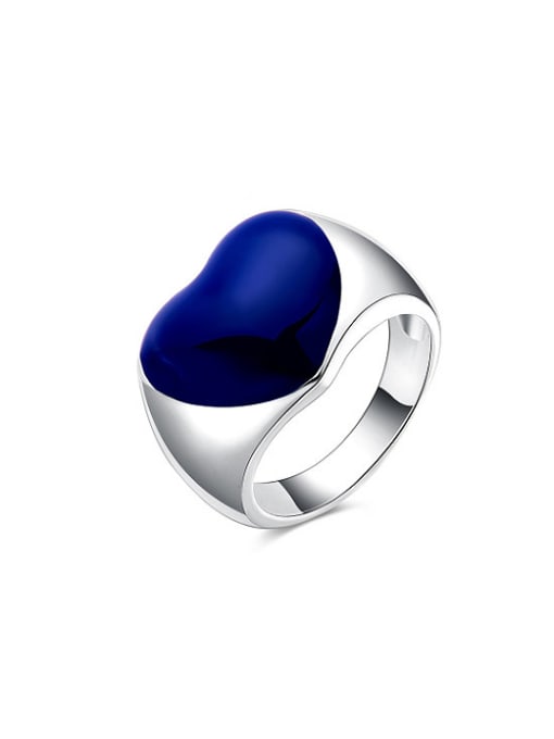 Ronaldo ROMAD hot selling European and American gold / white blue oil ring 0