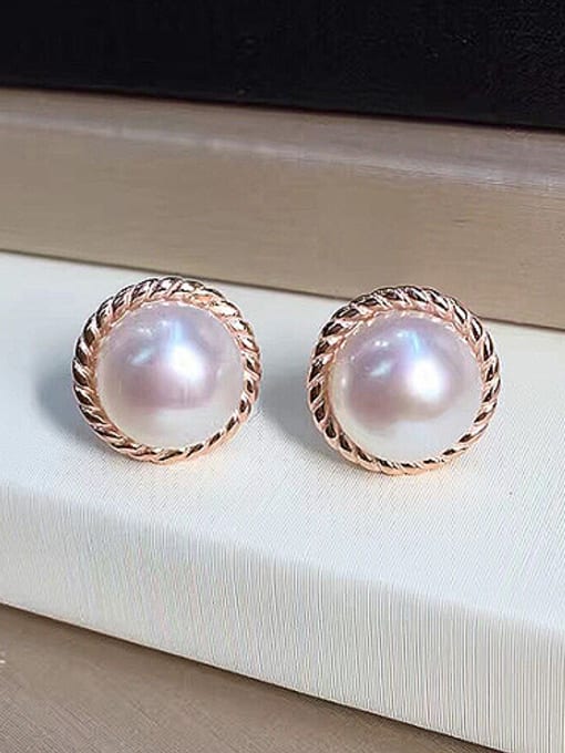 EVITA PERONI 2018 2018 2018 2018 2018 2018 Simple Freshwater Pearl stud Earring 0