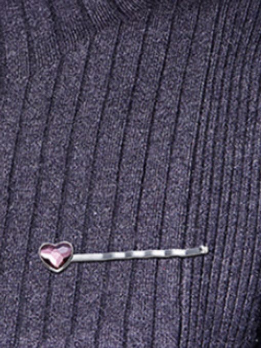 CEIDAI Pink Heart-shaped Brooch 1