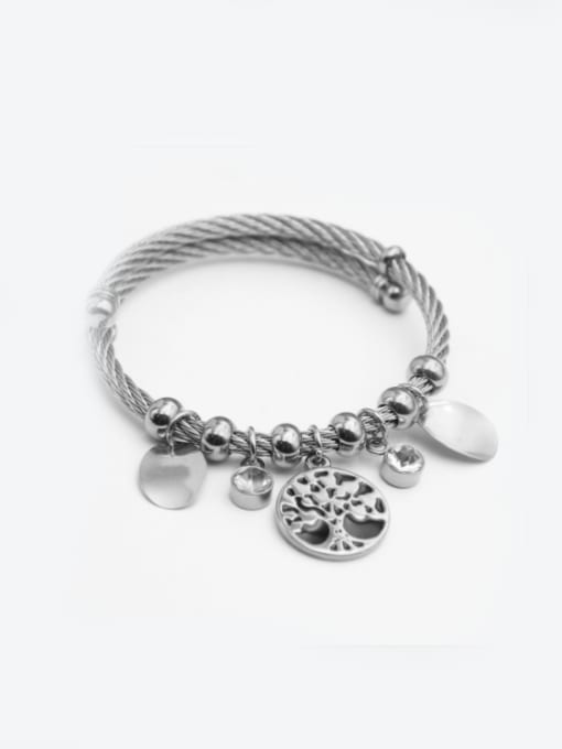 XIN DAI Punk Style Stainless Steel Bracelet 1