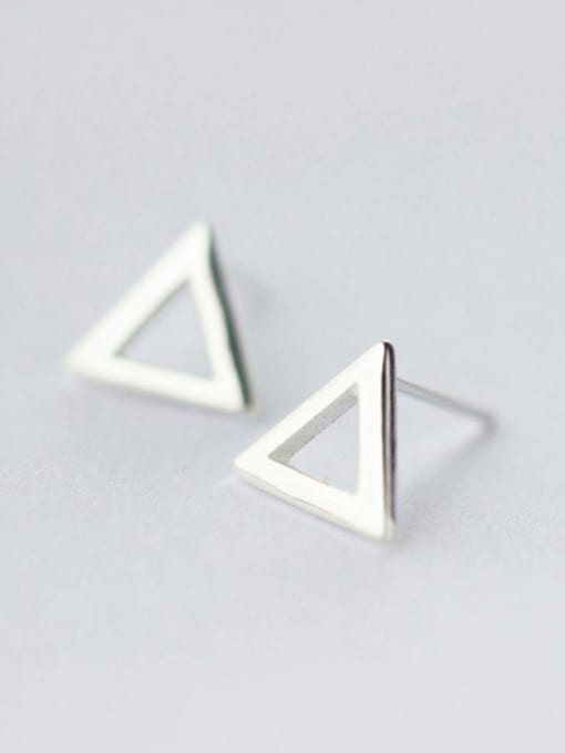Rosh S925 Silver Geometric Simple stud Earring 0